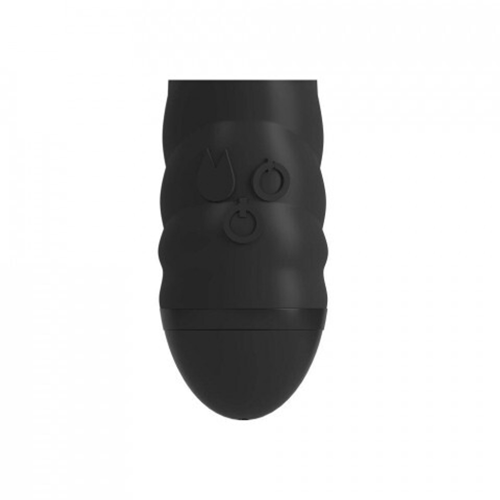 Вибратор-массажер с функцией ротации Twister черный от Adrien Lastic