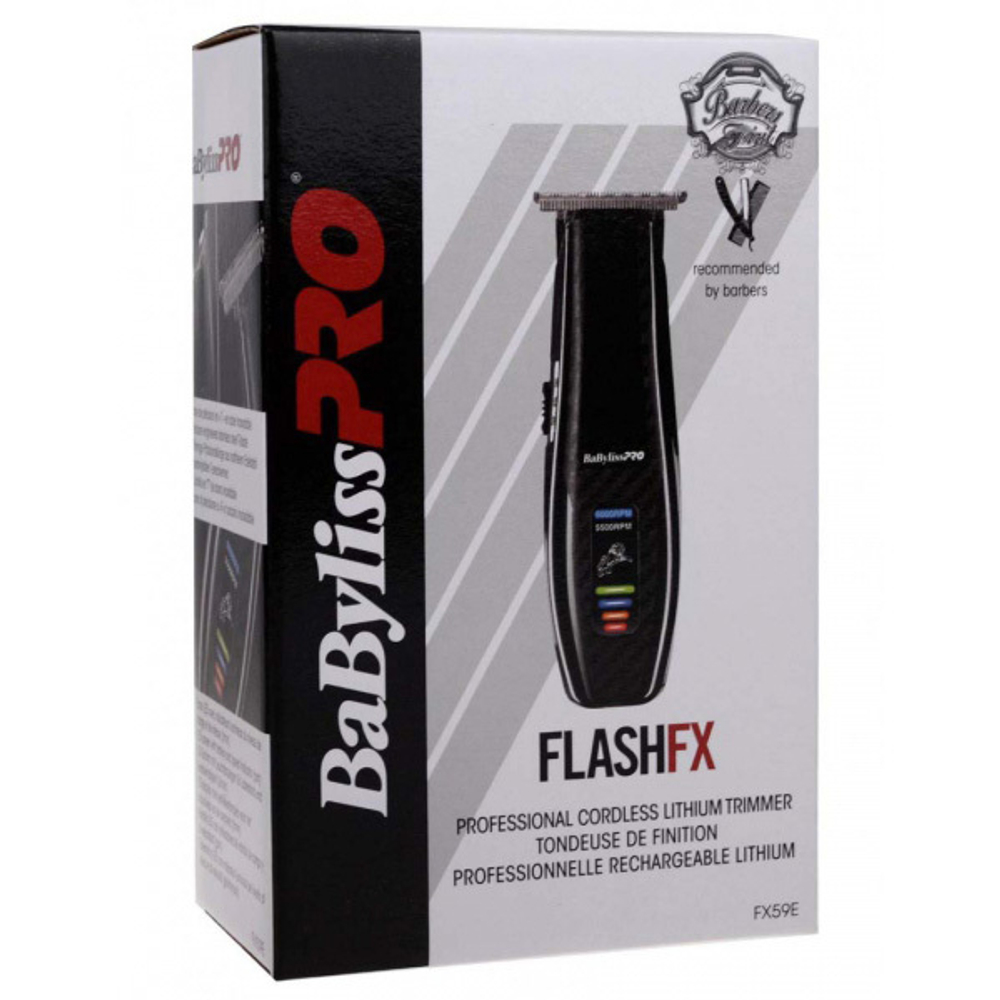 Триммер для окантовки с T-образным ножом акумуляторный BaByliss Flash FX59ZE