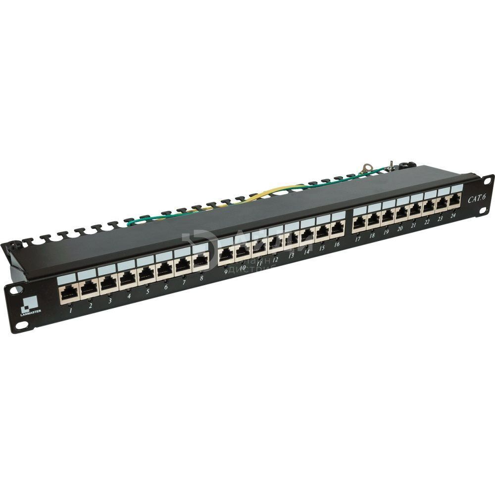 Коммутационная патч-панель Lanmaster LAN-PPi24S6