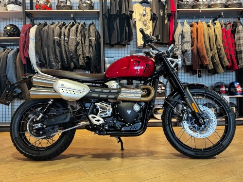 Triumph Scrambler 1200, 2025 красный