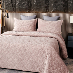 Покрывало 240x260 Sofi De MarkO Нобилис пепельно-розовое