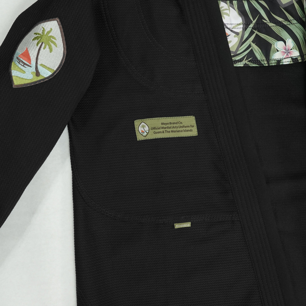 Кимоно MOYA BRAND GUAM ADULT чёрное
