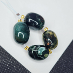 Океаническая яшма, риолит, крупная галтовка, ~12-15 мм, подобранный набор, цена за набор на фото