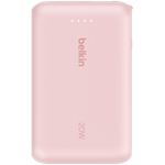 BELKIN 10k PD20w Integrated USB-C Cable Power Bank, Pink