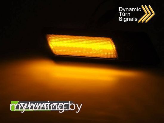 Повторители поворота CHROME LED SEQ для BMW E34/E32/E36