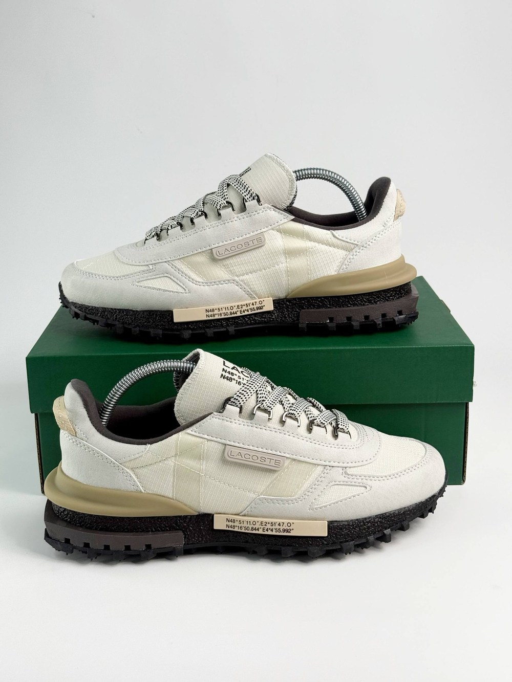 Кроссовки Lacoste #B96 (бел.)