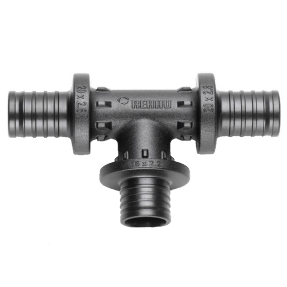 Тройник REHAU с уменьшенным боковым и торцевым проходами 25-16-20 PX , PPSU