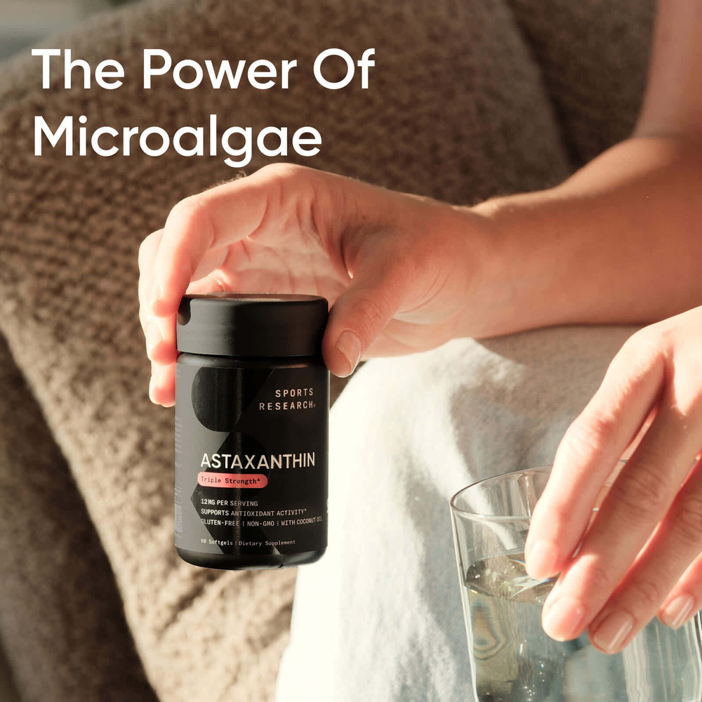 Sports Research, астаксантин, мини-капсулы, 6 мг, 120 капсул