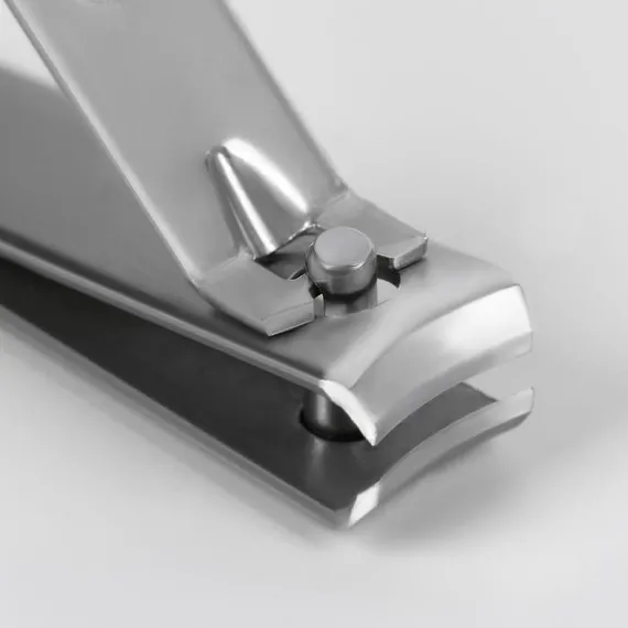 Кусачки-книпсер педикюрные, 8 см, в чехле, цвет серебристый