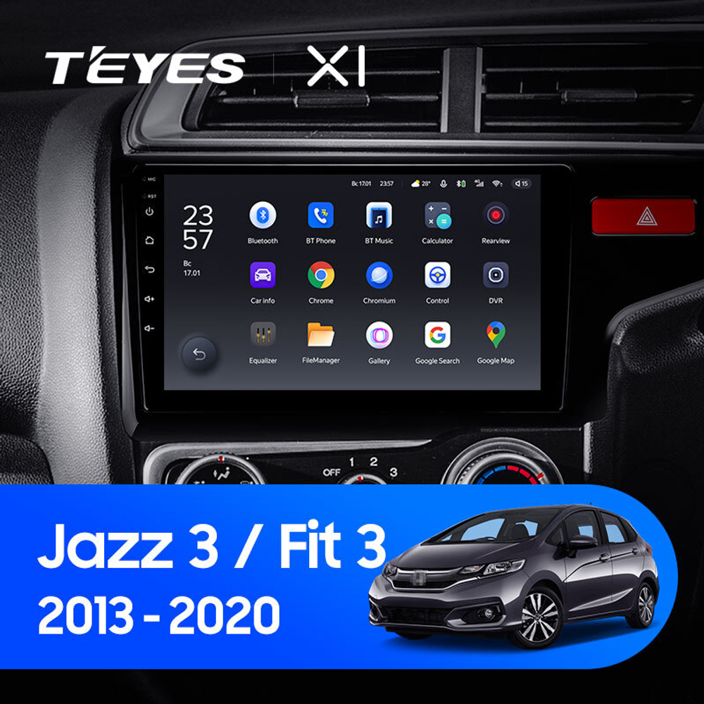 Teyes X1 9" для Honda Fit, Jazz 3 2013-2020