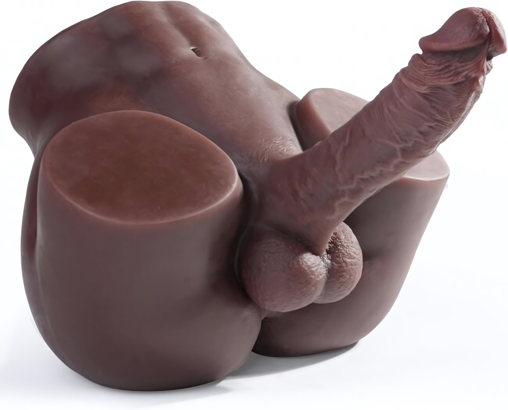 Реалистичная секс-кукла с Фалосом ROSYLAND с пульсацией. (Цвет: телесный)