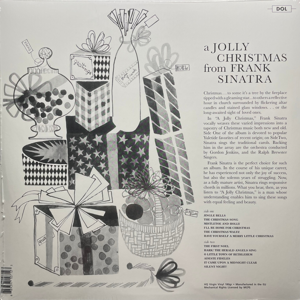 Frank Sinatra ‎– A Jolly Christmas (Европа 2013г.) Green