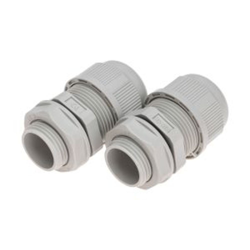 Кабельный ввод с резьбой MG-20 (14-9мм) серый, уп. 2 шт REXANT
