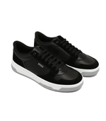 Кожаные кроссовки baltimore_tenn_sdtb BOSS BLACK - черный(50493208)