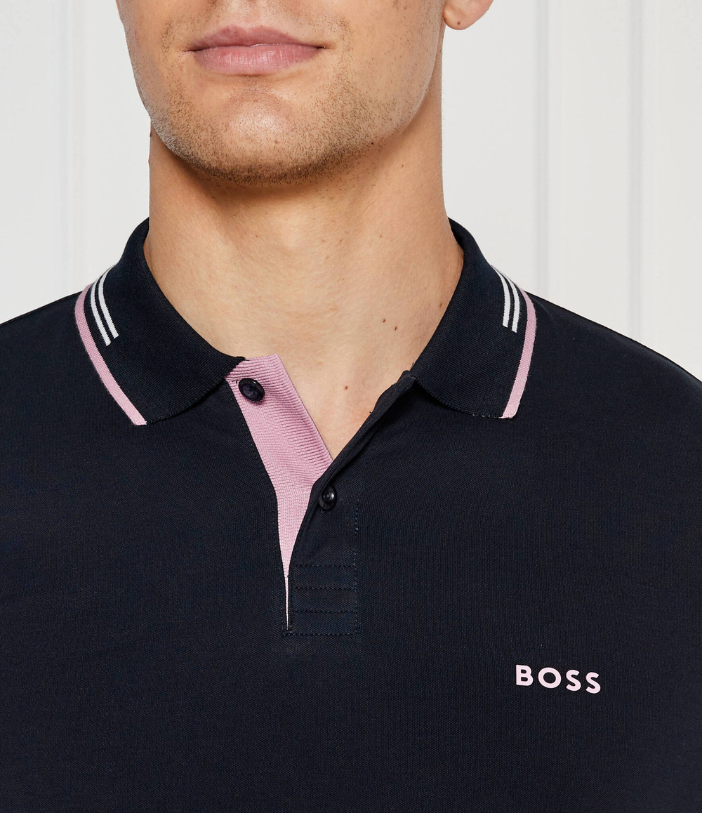 Поло Paul BOSS GREEN - темно-синий(50506193)