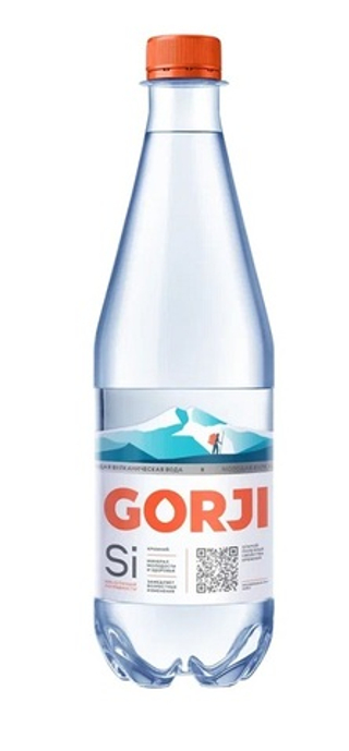 Минеральная вода Gorji (Горджи) 0.5 л., газ, пэт (12 шт. в уп.)