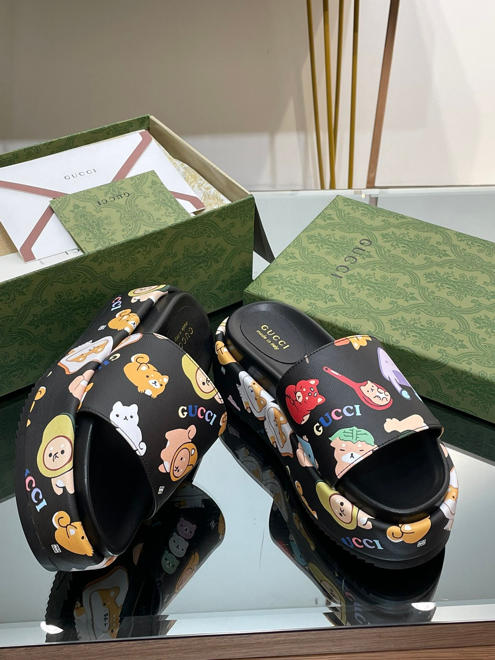 Gucci Platform Slide Sandal
