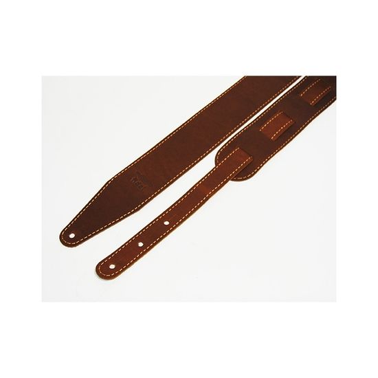 FL66027L11 Leather 11 Ремень для гитары, кожаный, каштан, Fidel