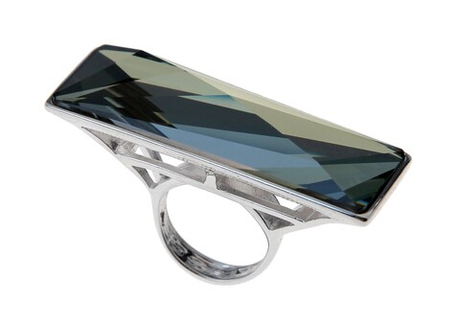 "Ля Конга" кольцо в родиевом покрытии из коллекции "Cocktail" от Jenavi