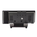 Часы зеркальные с проекцией VST-896 черный корпус