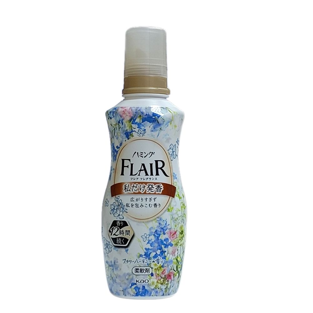 Кондиционер-смягчитель для белья с ароматом цветочной гармонии KAO Flair Fragrance Flower Harmony, 520 мл.