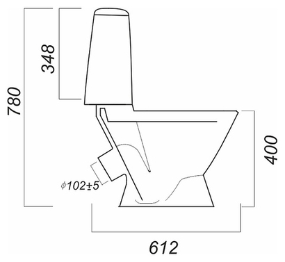 УНИТАЗ КОМПАКТ ЛАДА КОМФОРТ 15554