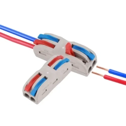 Клемма для соединения проводов 0,08-4 мм2, 32А, 2-х полюсная, 10 шт.