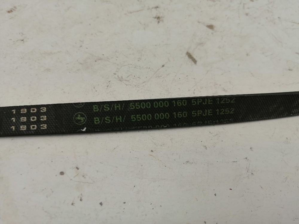 WFH2060OE кт102 Ремень привода 5PJE 1252 для стиральной машины Bosch WFH2060OE б/у
