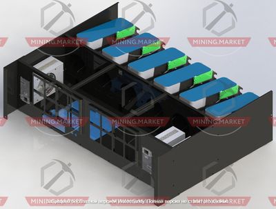 Корпус для майнинга с разделением потоков под 12 видеокарт