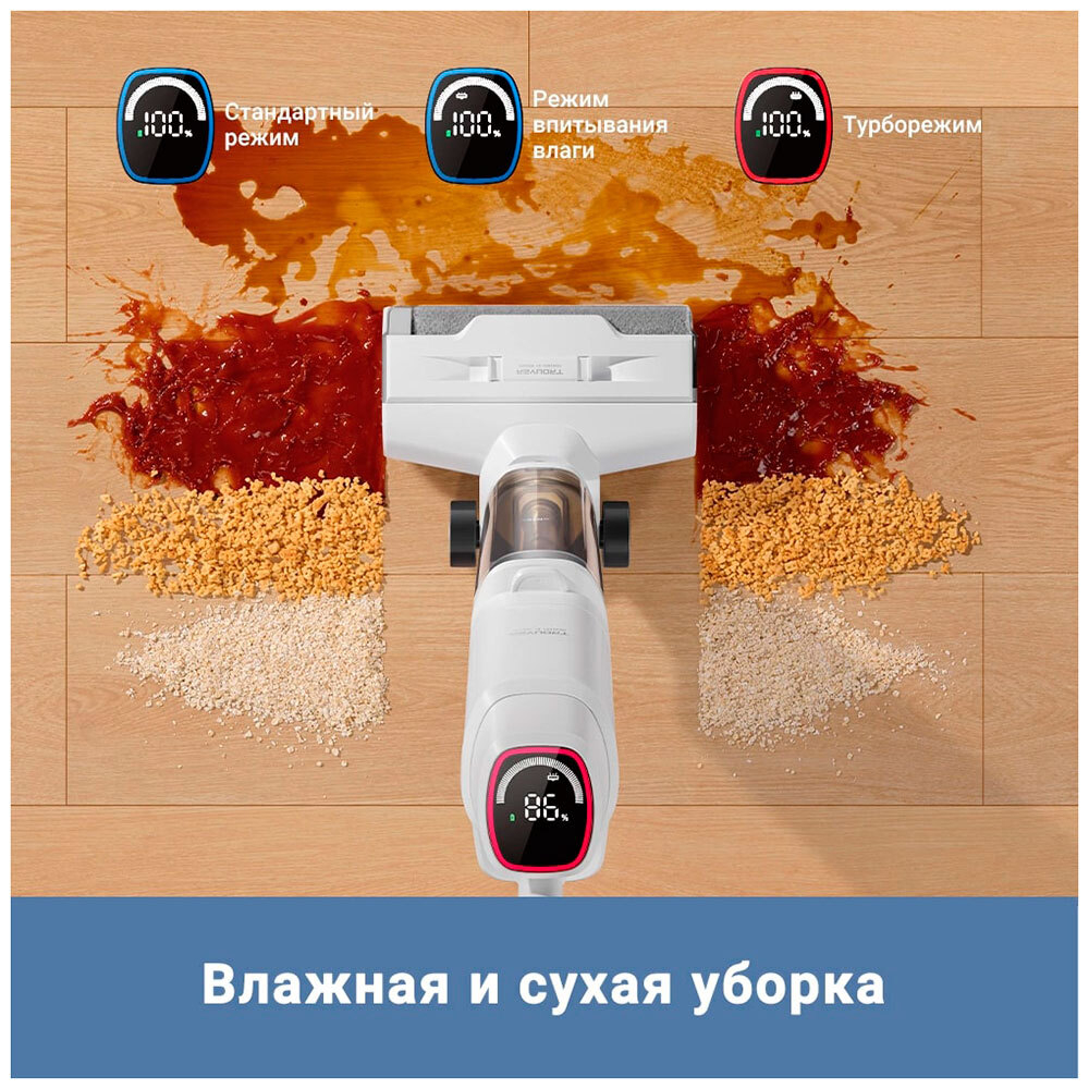 Пылесос вертикальный моющий DREAME Trouver K10