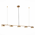 SL6000.303.05 Светильник подвесной ST-Luce Латунь/Латунь LED 5*7W 3000K