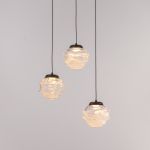 Подвесной светильник MD25030003-3A matt black/clear