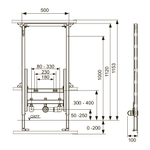 Застенный модуль для биде TECE