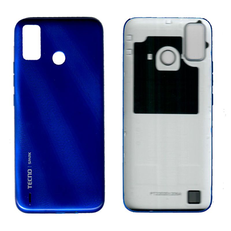 Задняя крышка для TECNO Spark 6 Go blue синяя