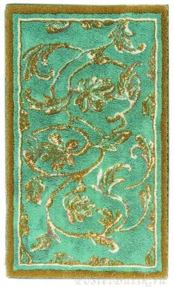 Коврик для ванной 60x100 Abyss & Habidecor Dynasty 220 бирюзовый Португалия