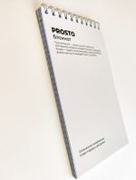 Блокнот PROSTO БЛОКНОТ в клетку, А6+ вертикальный 50 листов (бумага 2 сорт)