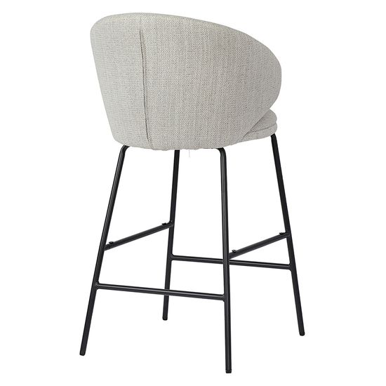 Стул полубарный comfy, рогожка, топленое молоко