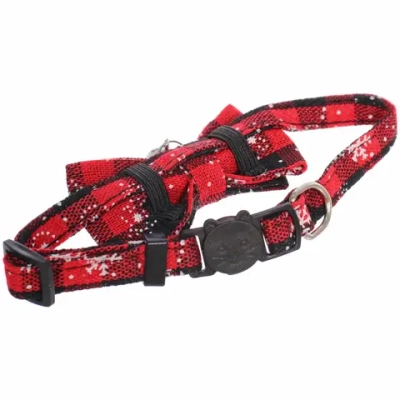 Ошейник с колокольчиком для питомца «МурГаф», цвет красный, 1*30см (лейбл Ultramarine)