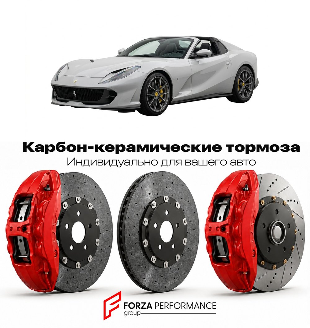 Карбон-керамическая тормозная система для Ferrari 812 Competizione A 2021-2023 Феррари