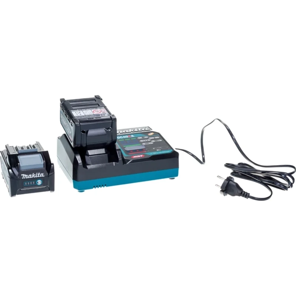 Makita GA012GM201 аккумуляторная ушм (болгарка) (2 x 4 Ач, ЗУ) GA012GM201