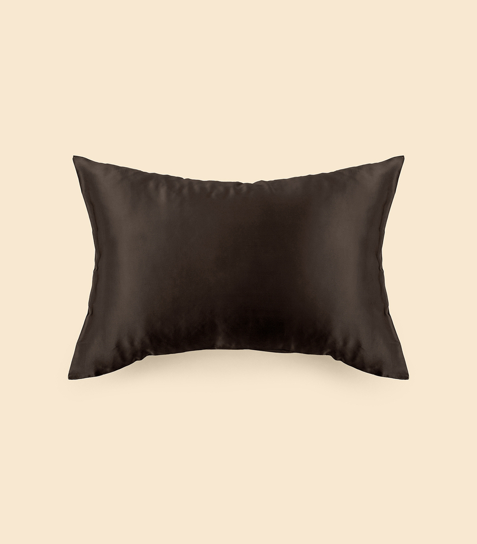 Шелковая наволочка - Коричневый - 70x70