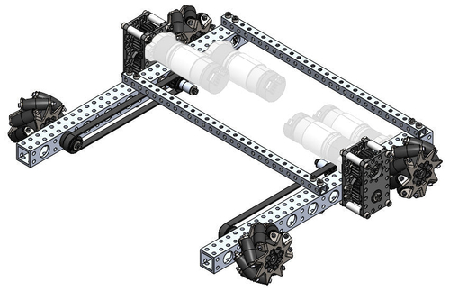 Robits Mecanum Chassis
3 in. BB Mecanum
No Motors