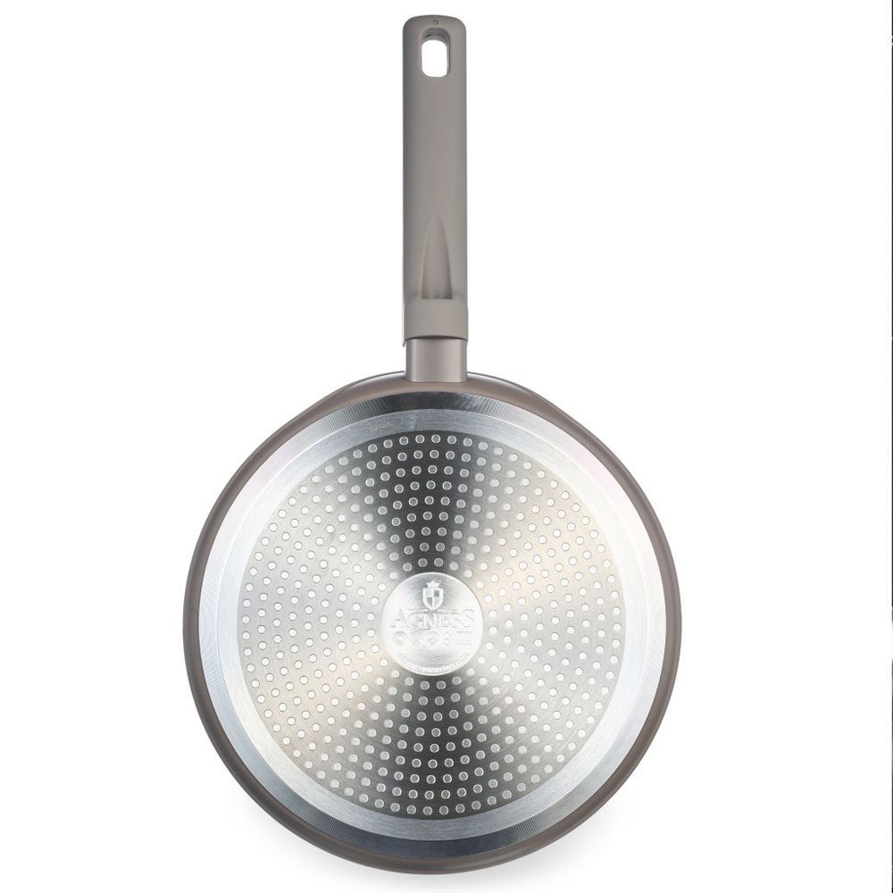 СКОВОРОДА БЛИННАЯ С АНТИПРИГАРНЫМ ПОКРЫТИЕМ PFLUON MARBLE, 24*4,3 СМ