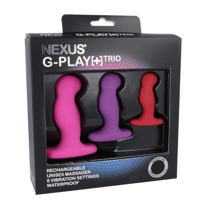 Набор вибровтулок Nexus G-Play+ Trio, 3 шт, цветной