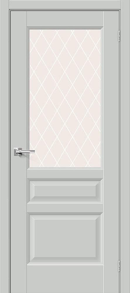 Неоклассик-35 Grey Matt / White Сrystal