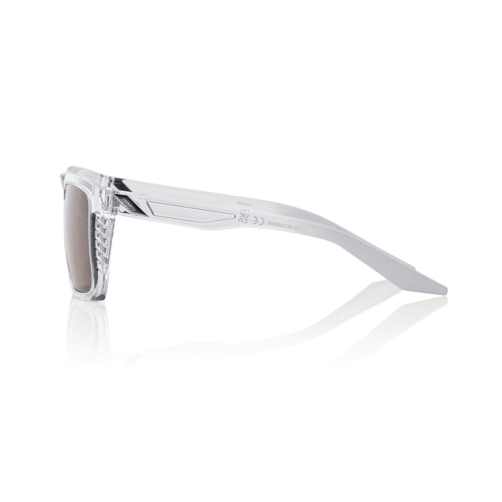 Спортивные очки 100% RENSHAW - Polished Crystal Haze - HiPER Silver Mirror Lens