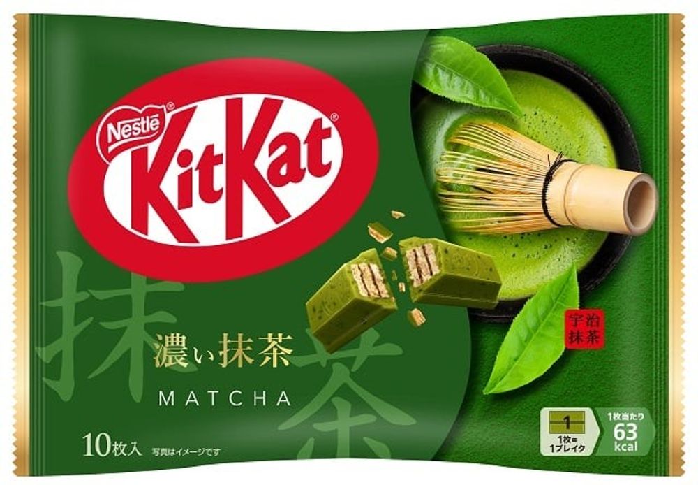 Шоколад Kit Kat с зеленым чаем, 113 гр. 1/12