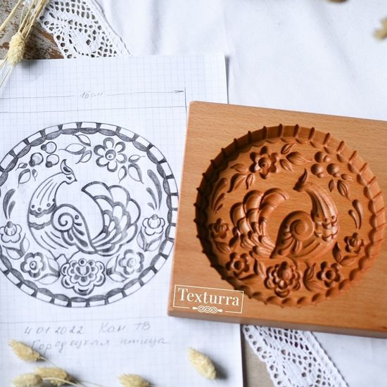 Пряничная доска Городецкая птица