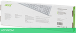 Клавиатура Acer OKW123 белый (ZL.KBDEE.00D)