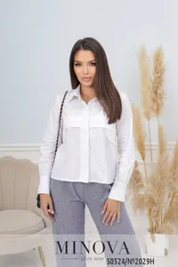 Блуза 2029Н-белый Minova